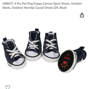 Petrich Converse inspired Puppy Shoes NWT